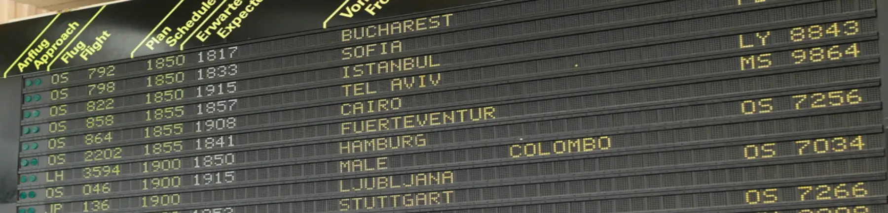 Booking changes and cancellations